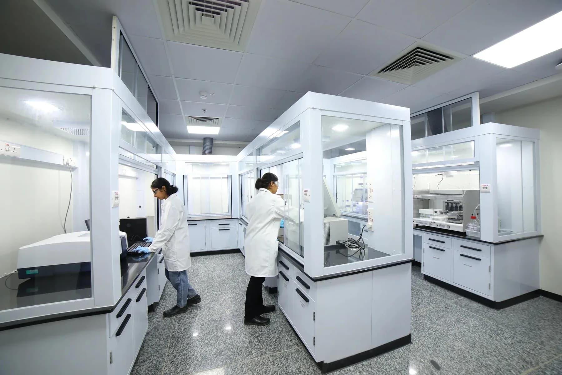 Analytical laboratory illustrating Telangana’s life sciences industry